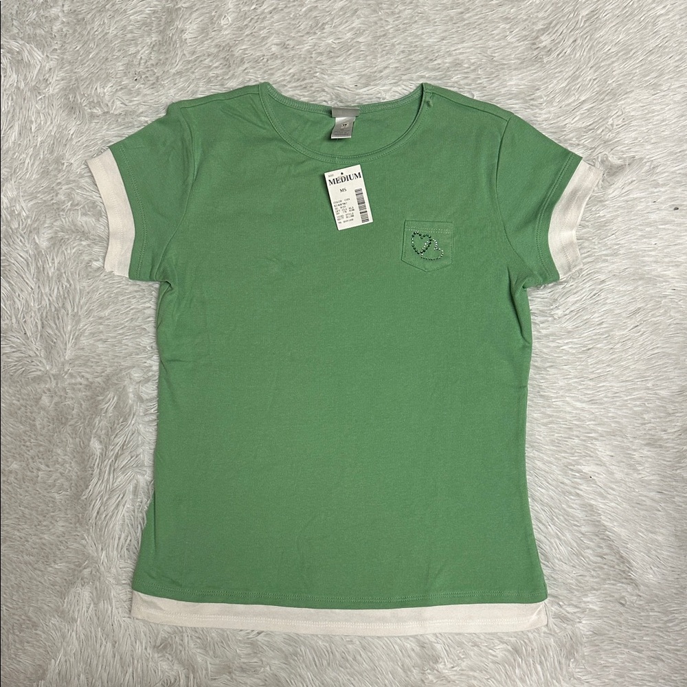 Deadstock Fashion Bug Heart Pocket tshirt